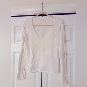 Zadig & Voltaire white sweater size large